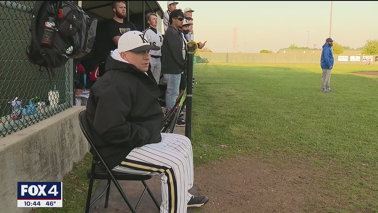 Kaufman baseball coach doesn't miss a game while battling cancer
