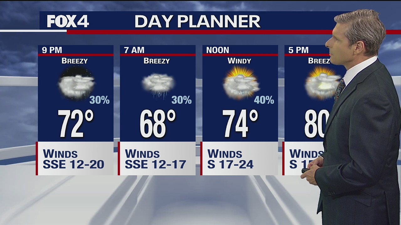 April 27 evening forecast