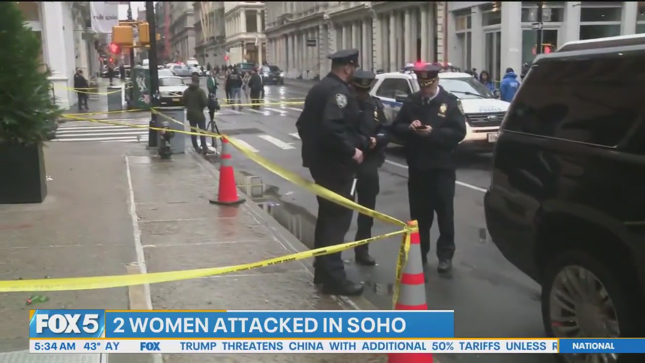 2 women assaulted in SoHo broken bottle attack