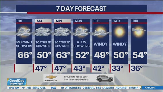 NYC weather forecast
