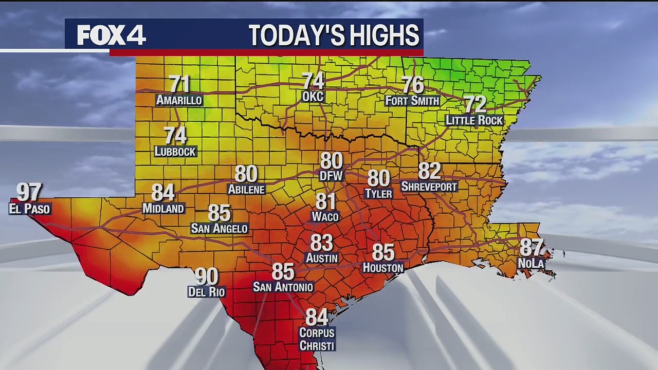 May 29th Weather Forecast