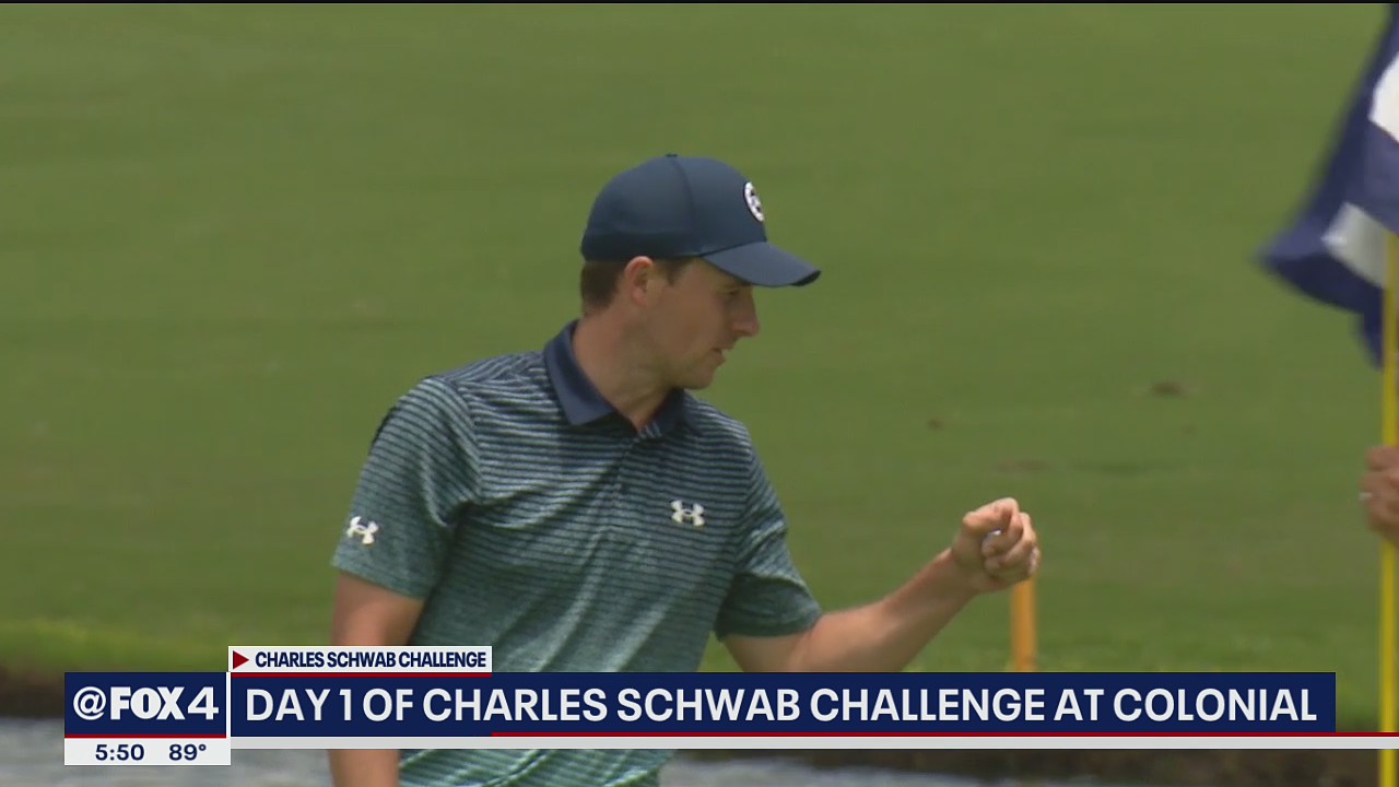 Jordan Spieth has good opening round at Charles Schwab Challenge at Colonial