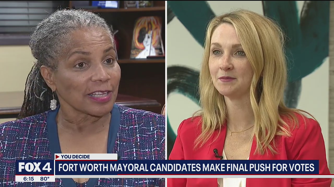 Fort Worth mayoral candidates make final push for votes | FOX 4 Dallas ...