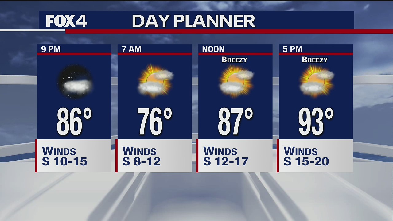 June 10 evening forecast