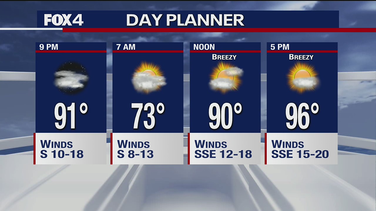 June 23 evening forecast