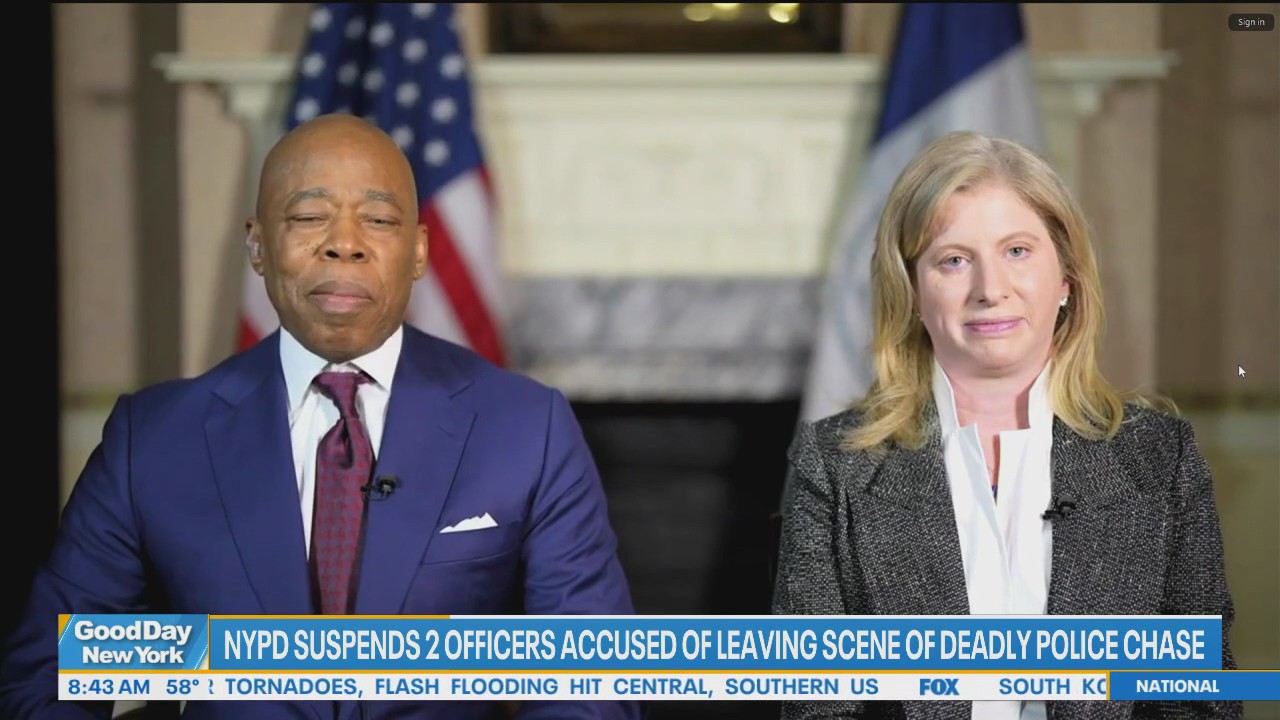 Mayor Adams, Comissioner Tisch talk deadly police chase, crime stats, mayoral campaign