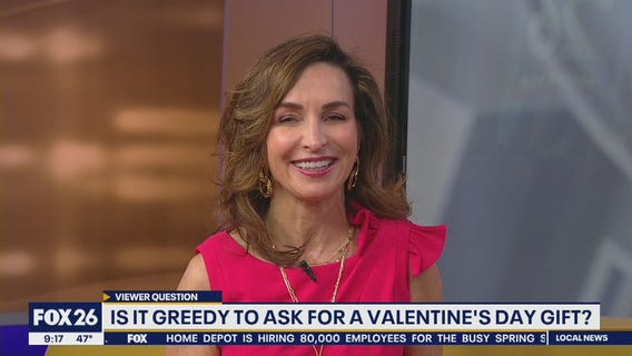 Is it greedy to ask for a Valentine's Day gift?