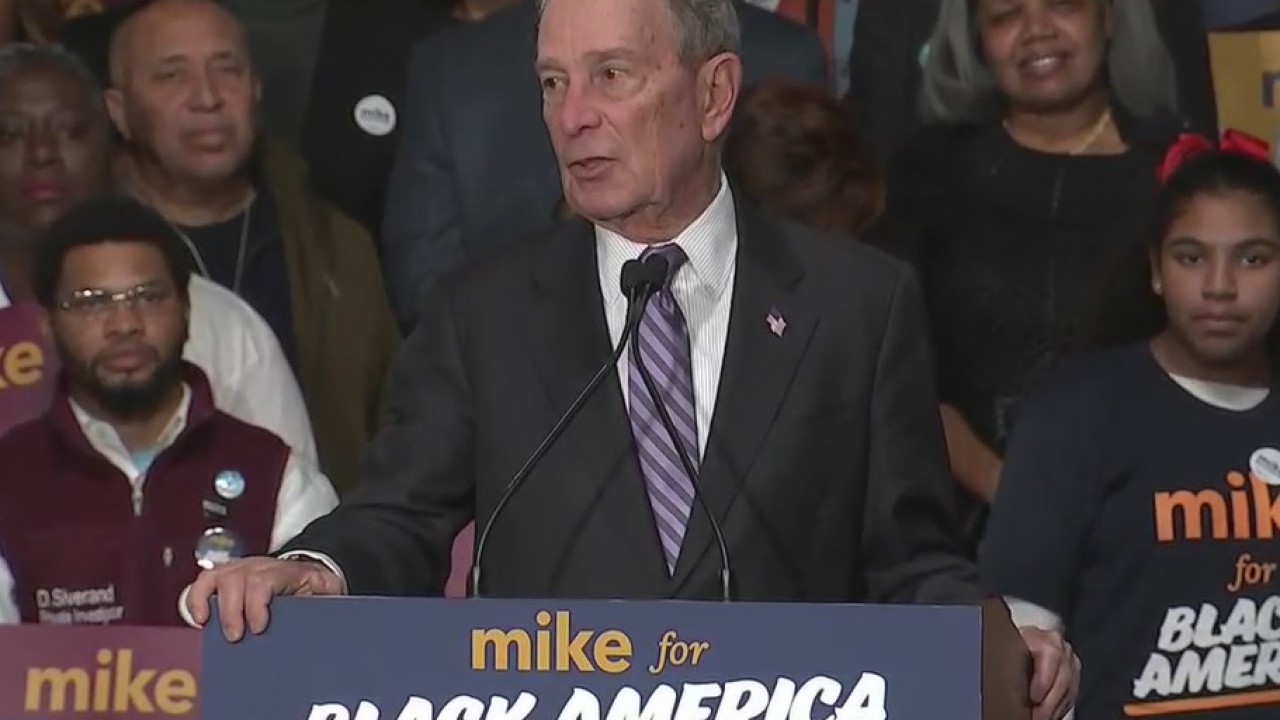 Presidential candidate Michael Bloomberg launches 'Mike for Black America'