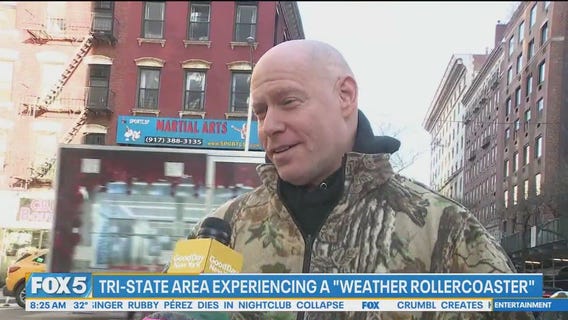 New Yorkers react to weather rollercoaster: 'This is supposed to be spring!'