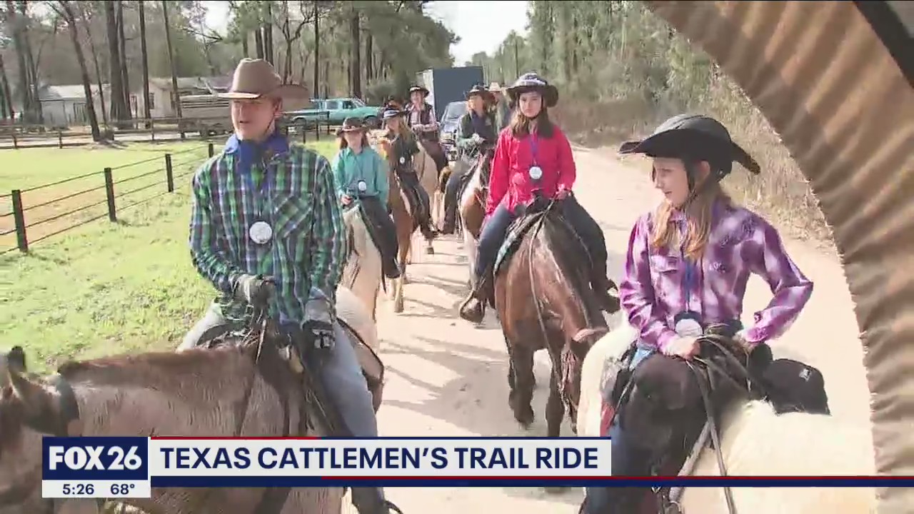 Trail riders head to Houston ahead of the Livestock Show & Rodeo
