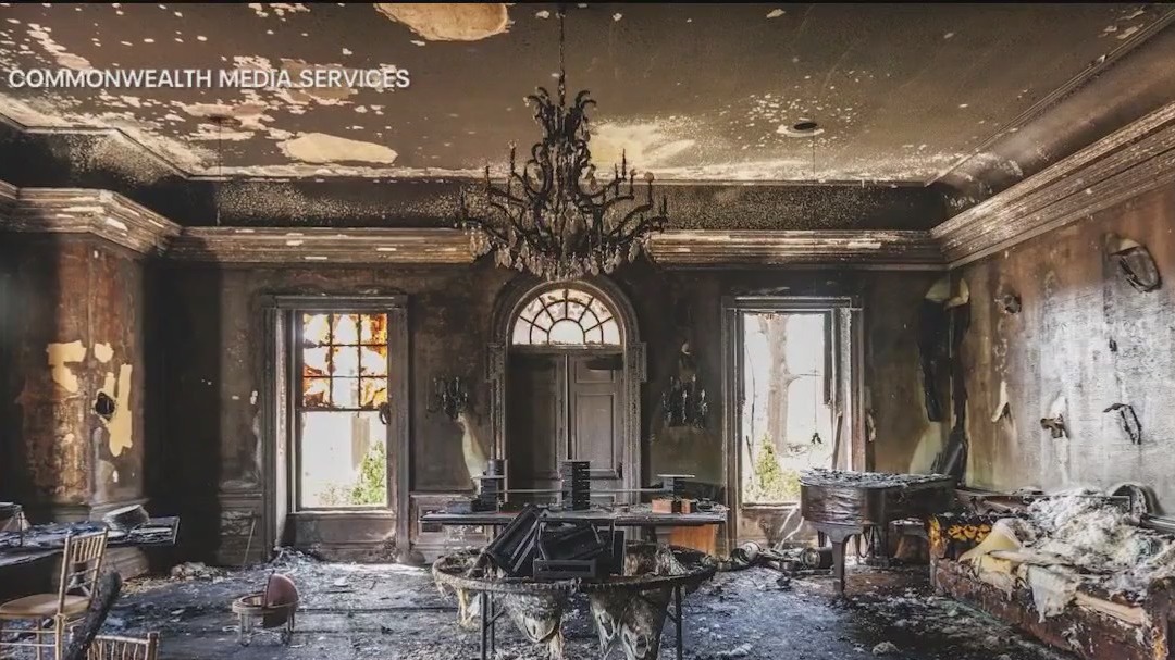 Suspect in custody after PA gov's home set on fire