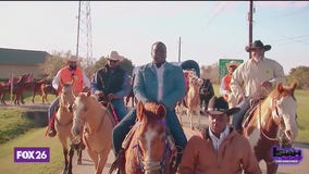 Isiah Carey goes on a trail ride