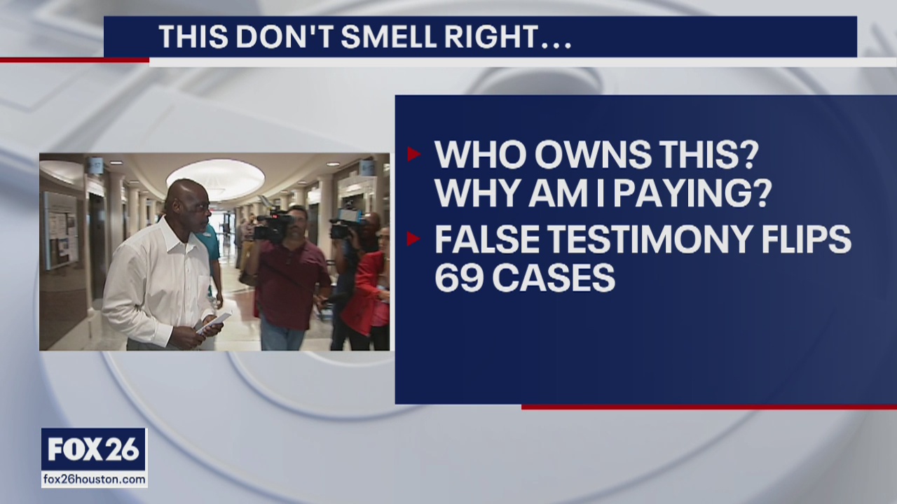 This don't smell right, art pieces stored in county building, 69 cases flipped