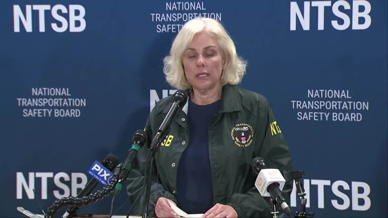 NTSB press conference on Hudson helicopter crash