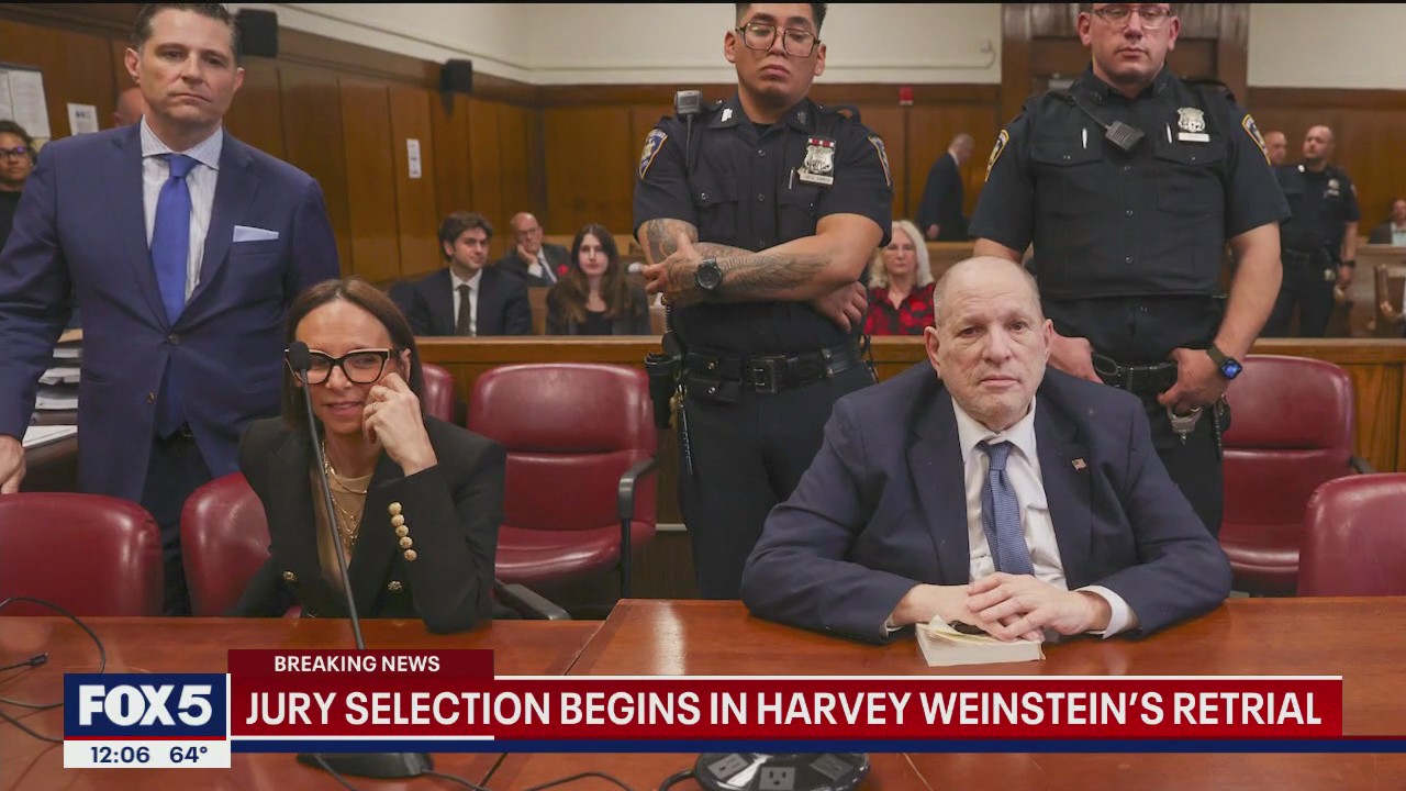 The latest: Jury selection begins in Harvey Weinstein's retrial