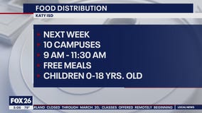 Food distribution being offered to local families