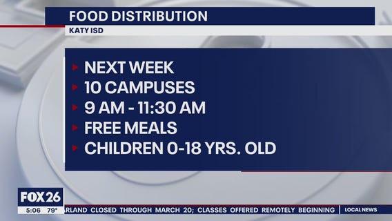 Food distribution being offered to local families