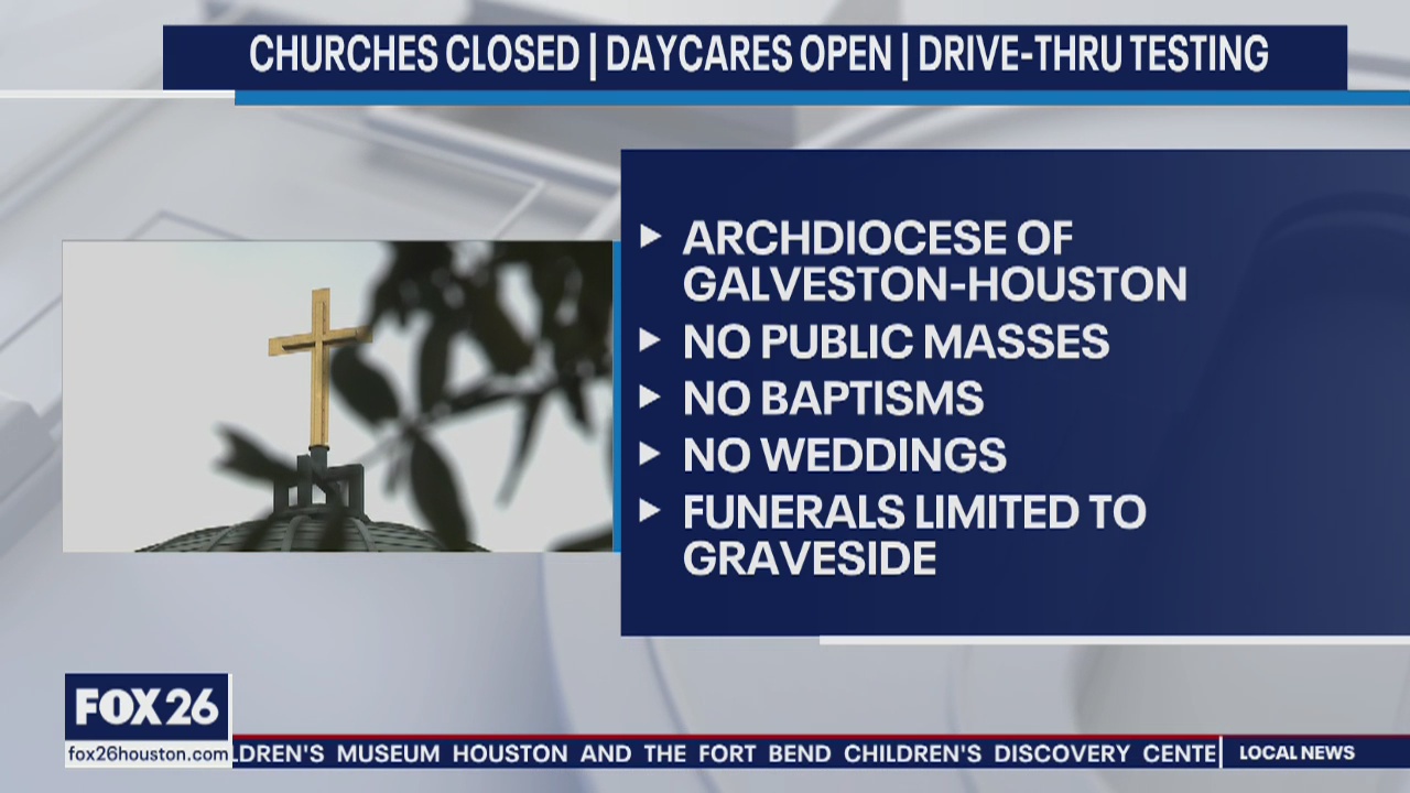 Public Catholic masses suspended in Galveston-Houston archdiocese