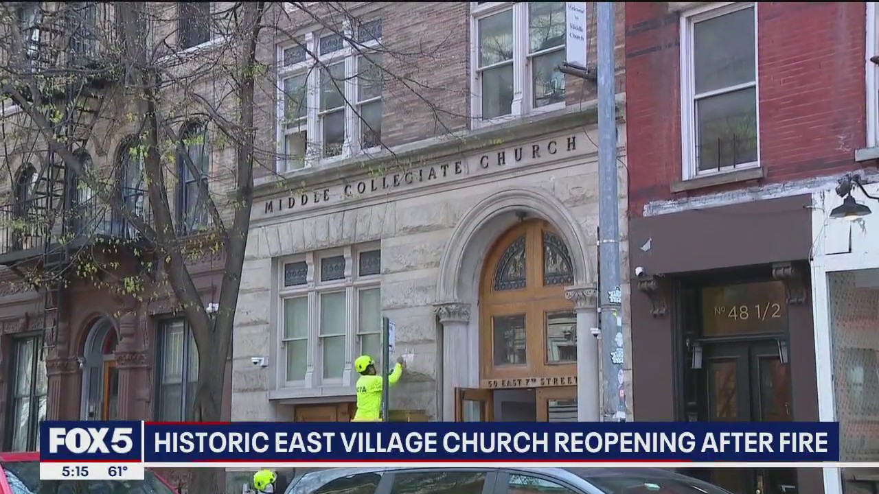 Historic East Village church reopens in time for Easter after devastating fire