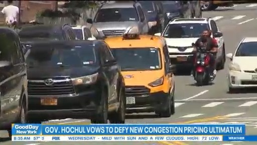 Hochul vows to defy NYC congestion pricing ultimatum