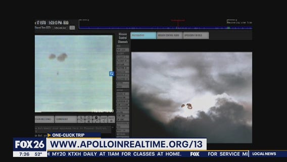 Re-live the Apollo 13 mission in real time