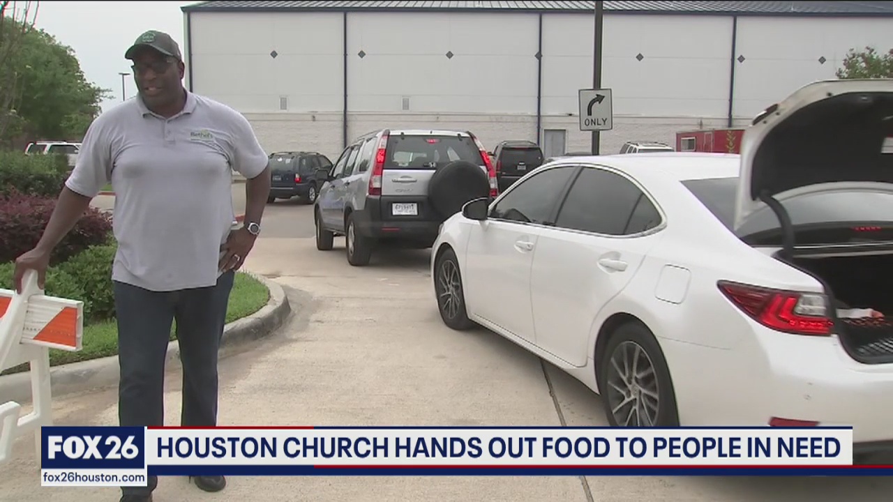 Houston Church provides food to the community