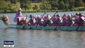 Breast cancer survivors team up for support while rowing