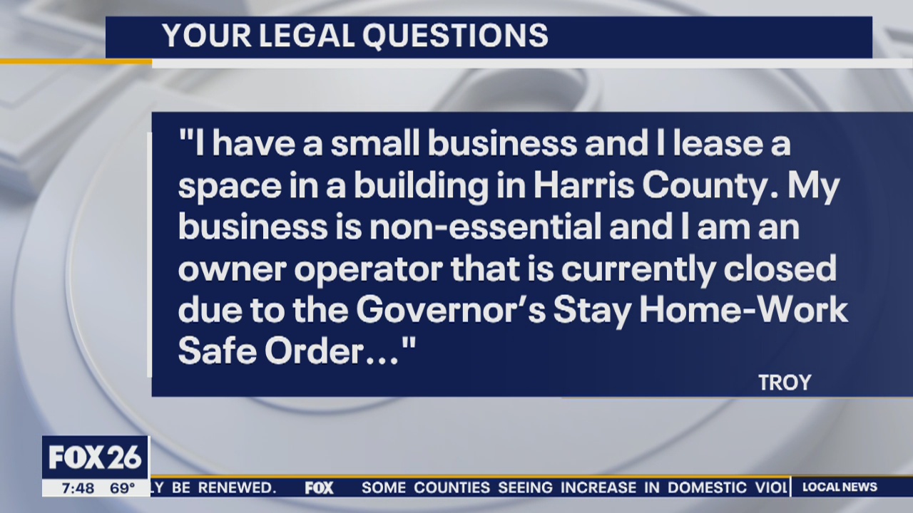 Your legal questions answered