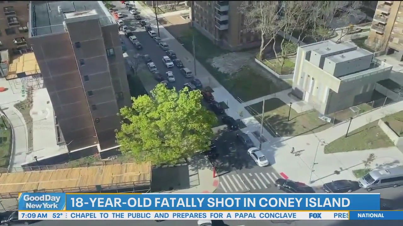 Police seek gunman after 18-year-old fatally shot in Coney Island