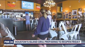 Restaurants prep for reopening Friday