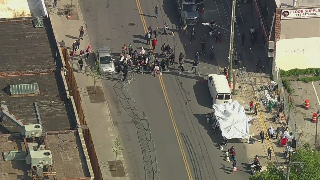 SkyFOX: NYPD dismantle protest encampments in Brooklyn