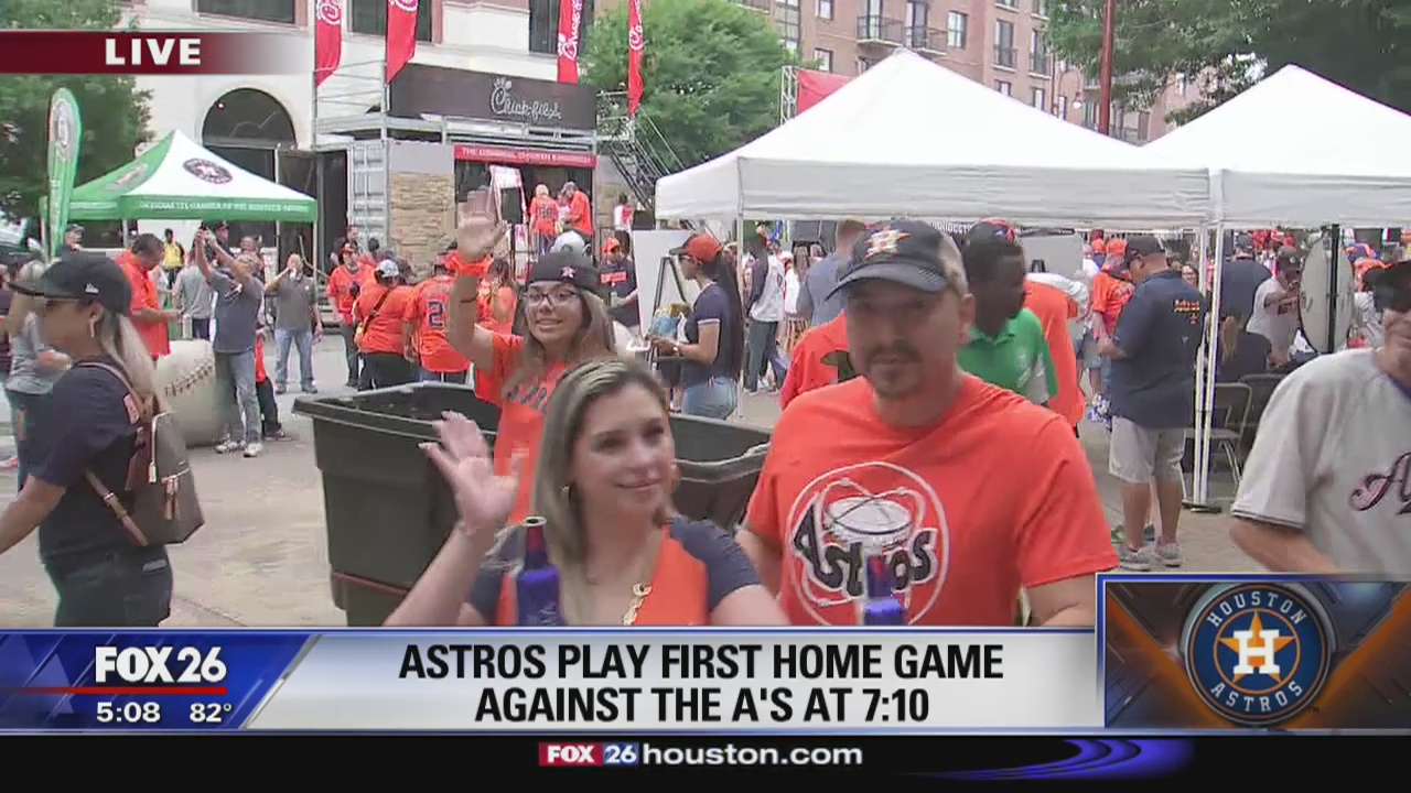 Minute Maid Park Opening Day street festival