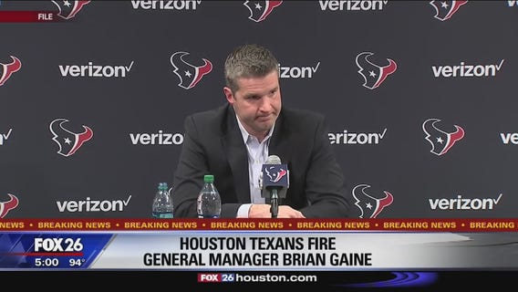 Houston Texans fire GM Brian Gaine