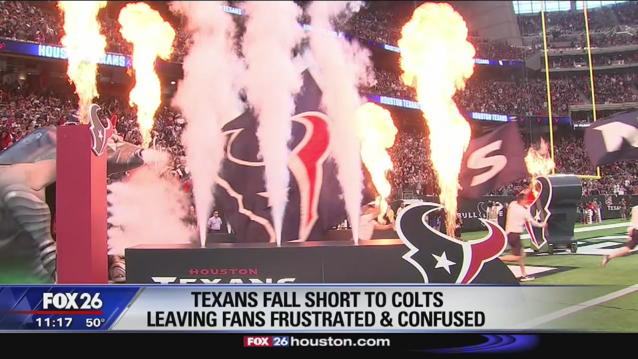 Fans supportive after Texans lose to Colts