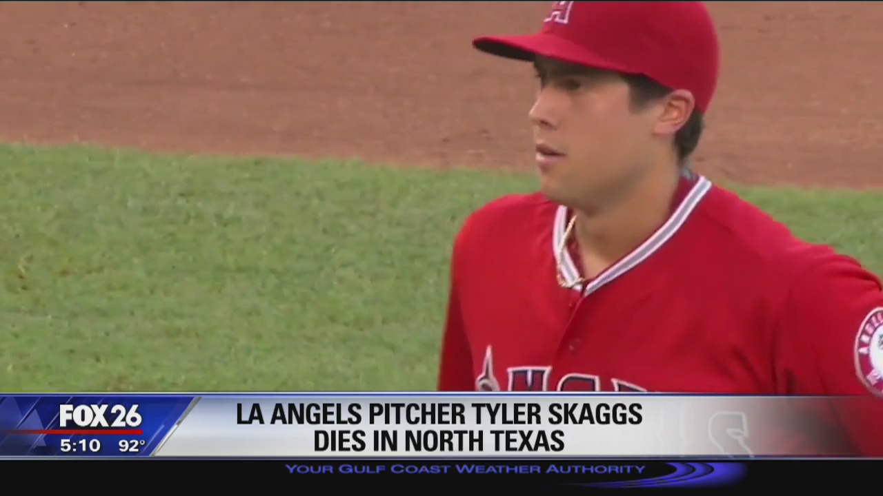 Los Angeles Pitcher Tyler Skaggs dies in North Texas