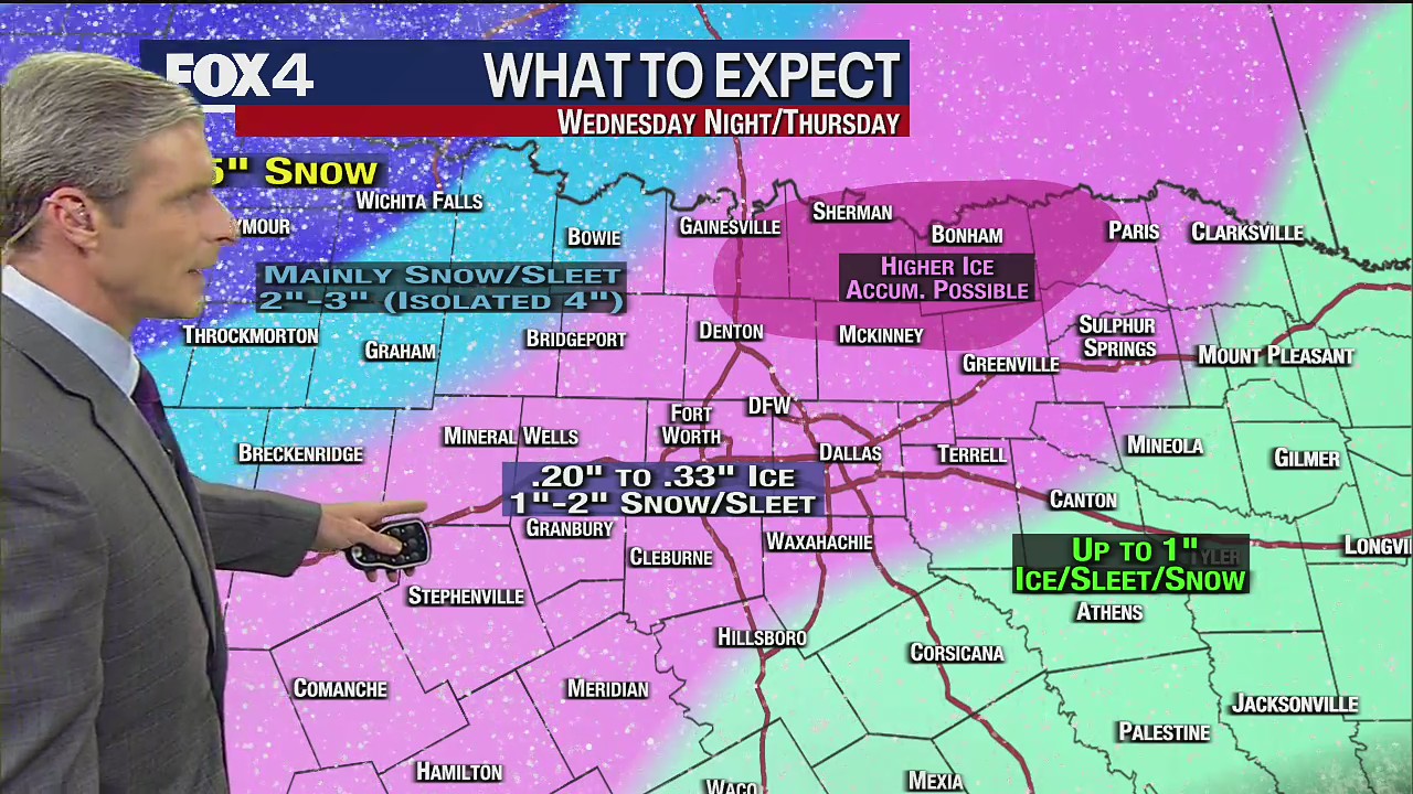 Feb. 1 overnight forecast