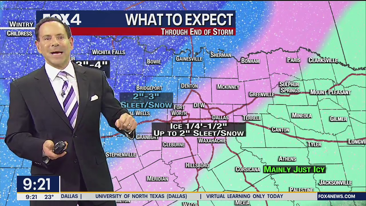 Feb. 3 mid-morning forecast