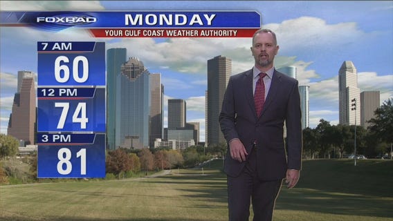 Meteorologist John Dawson FOX 26 News has YOUR GULF COAST WEATHER AUTHORITY Facebook Forecast for MONDAY