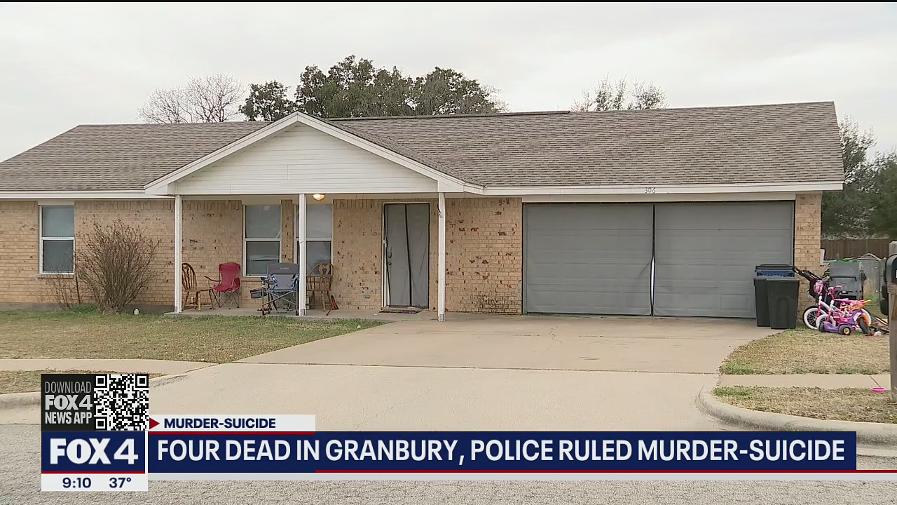 2 adults, 2 kids found dead in Granbury home in apparent murder-suicide ...