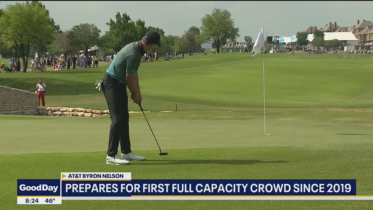 Byron Nelson golf tournament returns with full capacity crowd