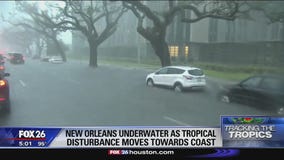 New Orleans underwater as tropical disturbance moves towards coast
