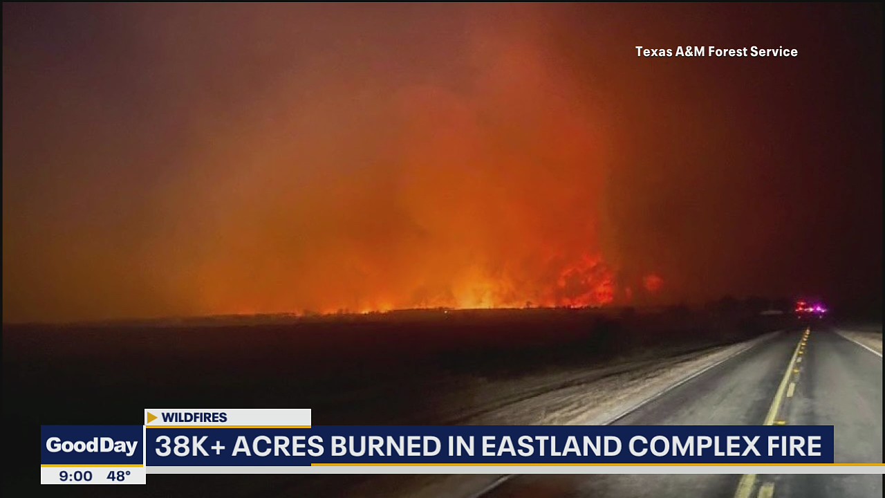 Texas wildfires fueled by gusty winds prompt evacuations | FOX 4 Dallas ...