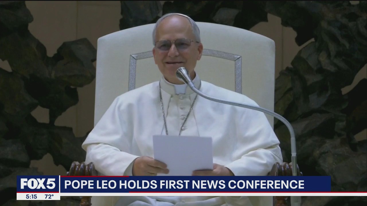 Pope Leo XIV calls for the release of imprisoned journalists | FOX 5 ...