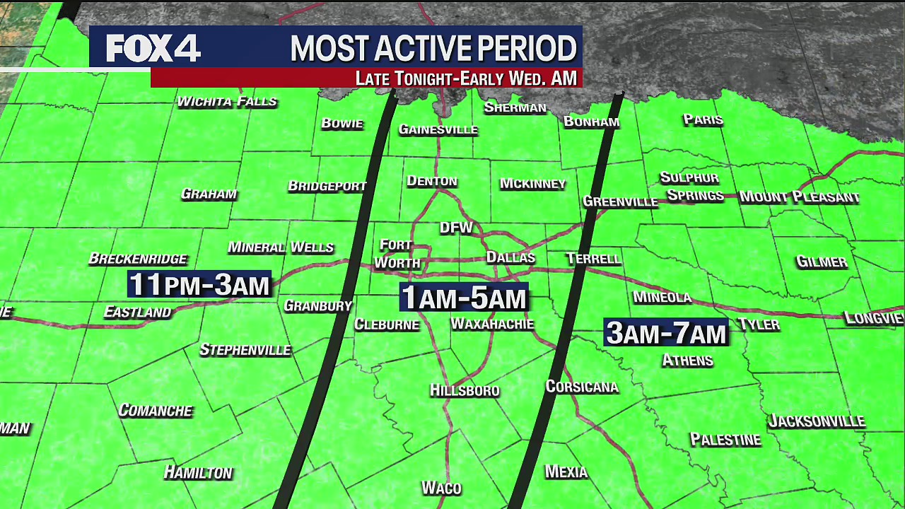 March 29 overnight forecast