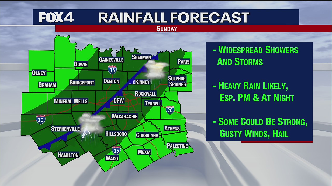 April 22 morning forecast