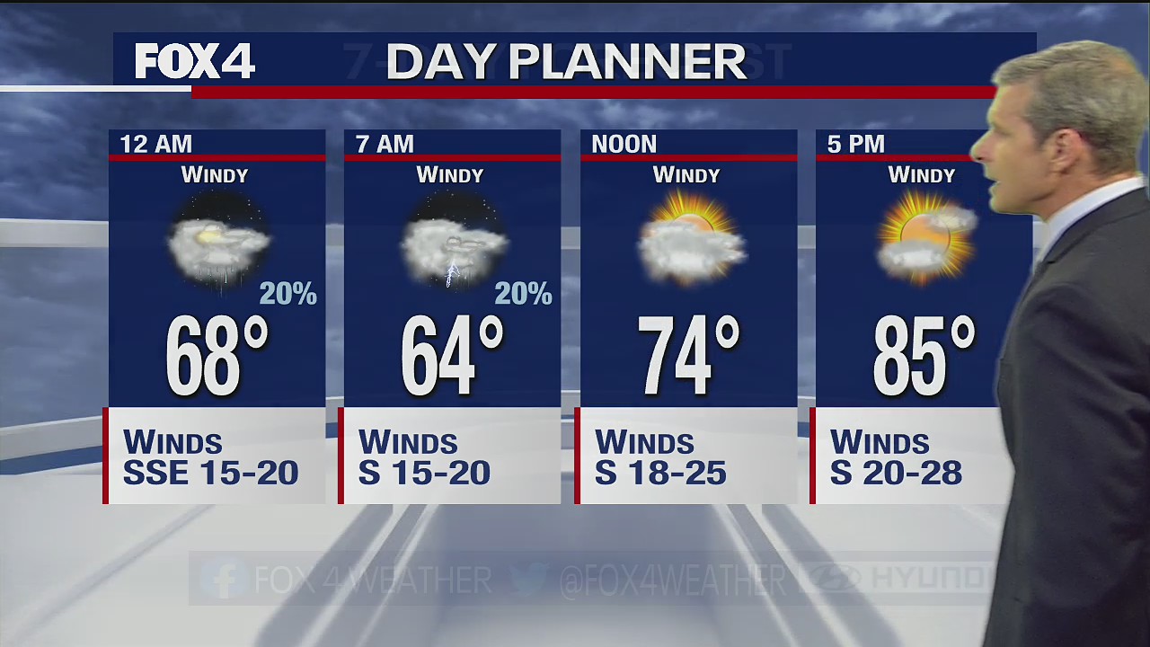 April 19 overnight forecast