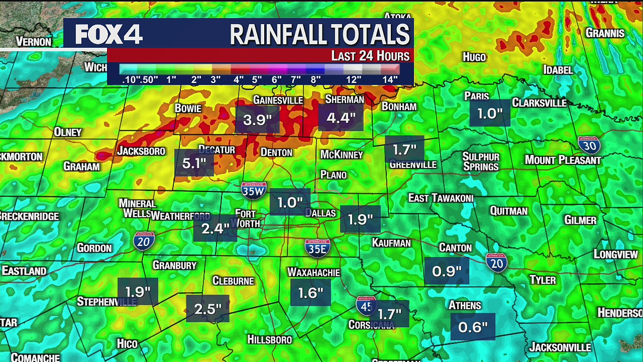 April 25 morning forecast