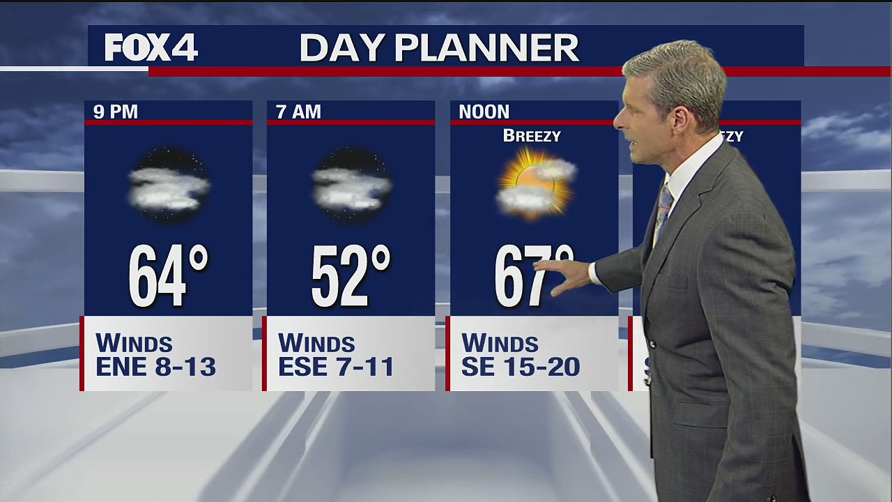 April 18 evening forecast