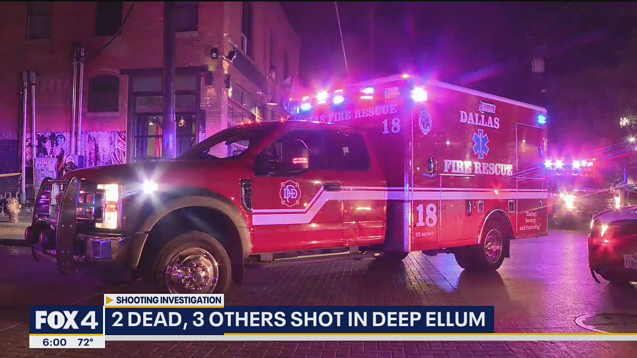 Deep Ellum shooting leaves 2 dead, 3 injured | FOX 4 Dallas-Fort Worth