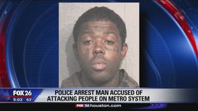 METRO says suspect arrested in violent attacks